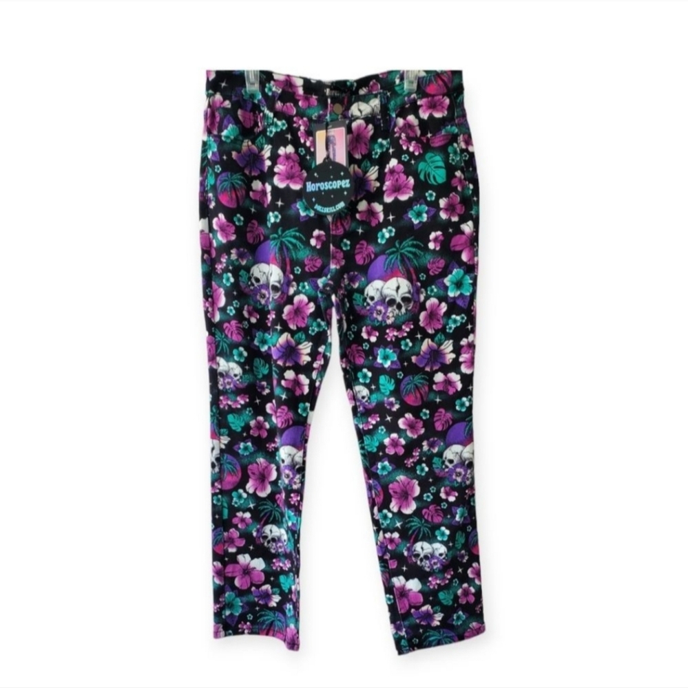 Horoscopez Jeans Tropical Truth Teller Pants XXL NWT